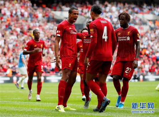  英格兰社区盾，曼城常规时间战平利物浦